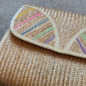 Vintage Straw Crossbody Bag
